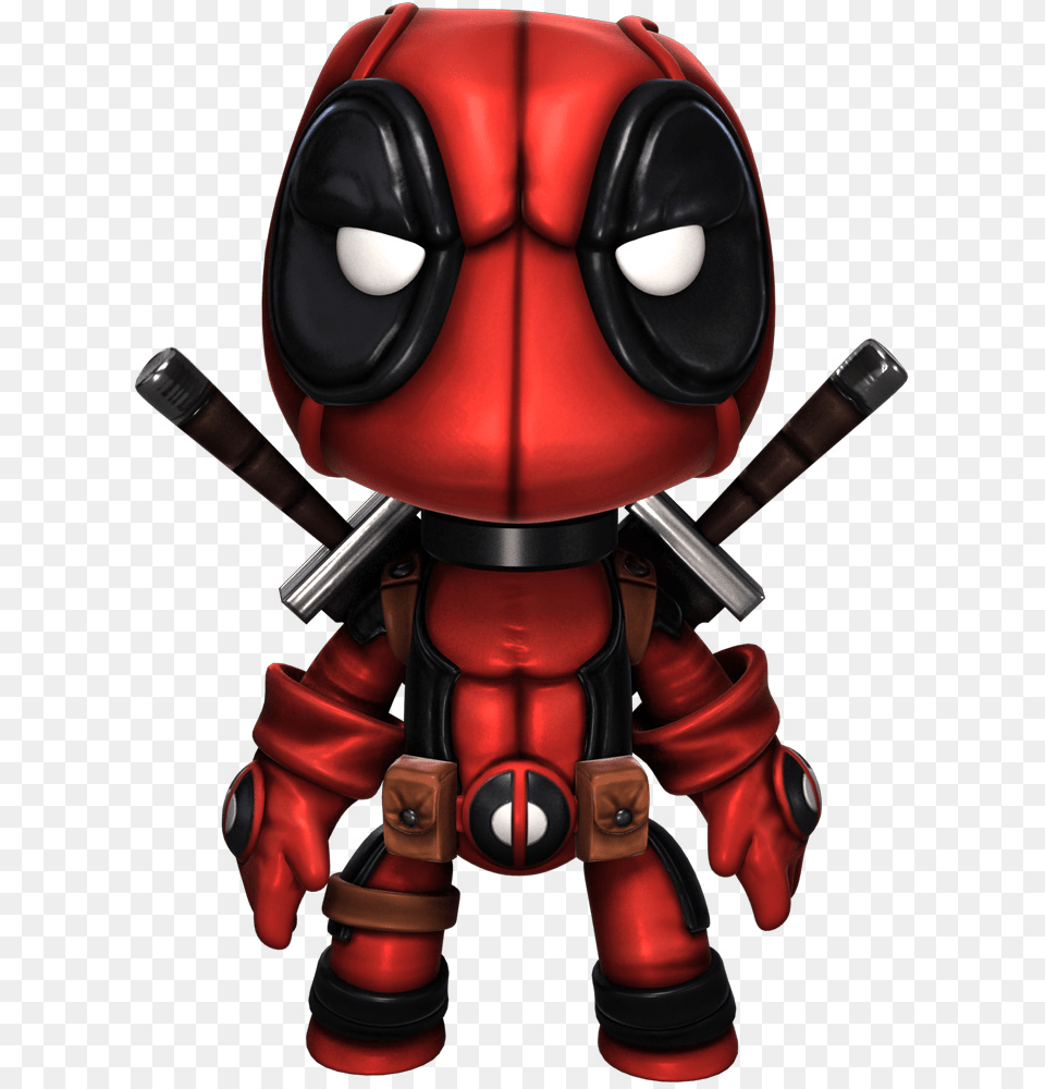 Little Big Planet Deadpool Imagenes De Deadpool Robot, Toy Free Png Download