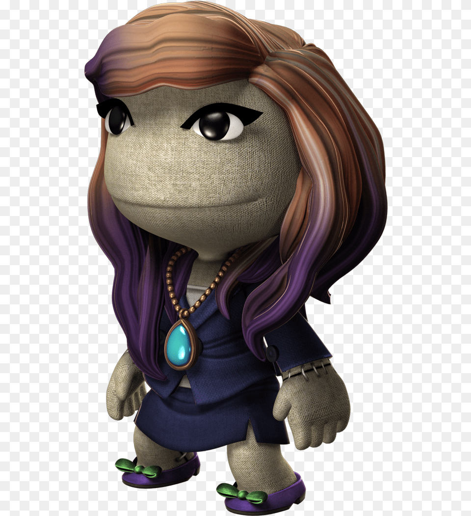 Little Big Planet Sackboy Costume, Accessories, Person, Clothing, Footwear Png Image