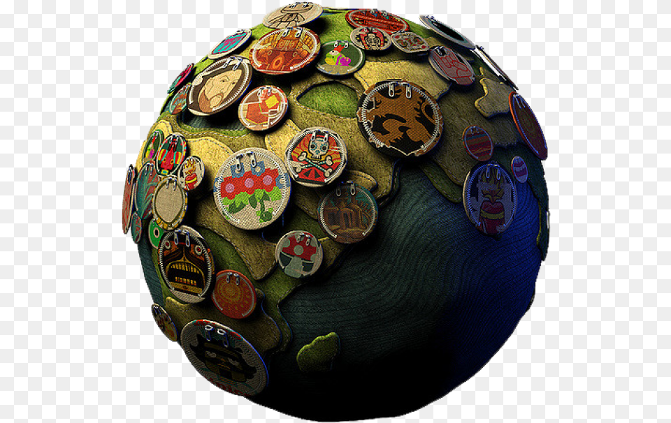 Little Big Planet Wallpaper Hd Clipart Little Big Planet Earth, Badge, Logo, Sphere, Symbol Free Png Download