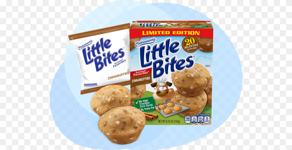Little Bites Cinnamuffins Cinna Muffins Little Bites, Food, Snack, Bread, Sweets Png Image