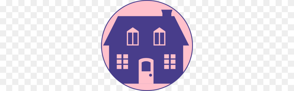 Little Blue House With Pink Background Clip Art, Neighborhood, Photography, Architecture, Building Free Png