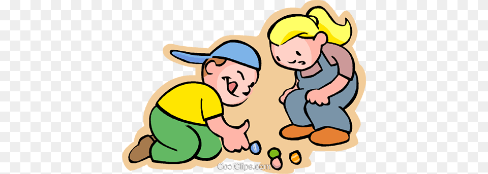 Little Boy And Girl With Marbles Royalty Free Vector Clip Art, Clothing, Hat, Baby, Person Png