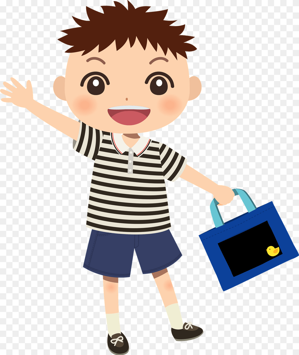 Little Boy Child Clipart, Baby, Bag, Portrait, Face Free Png