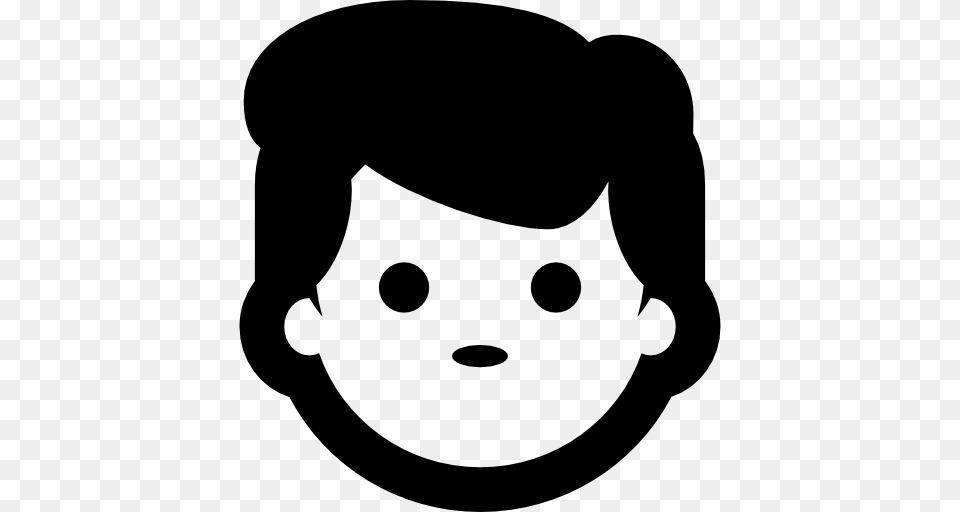 Little Boy Face, Stencil, Baby, Person, Head Free Transparent Png