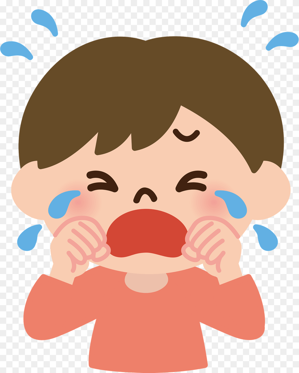 Little Boy Is Crying Clipart, Baby, Person, Body Part, Finger Png