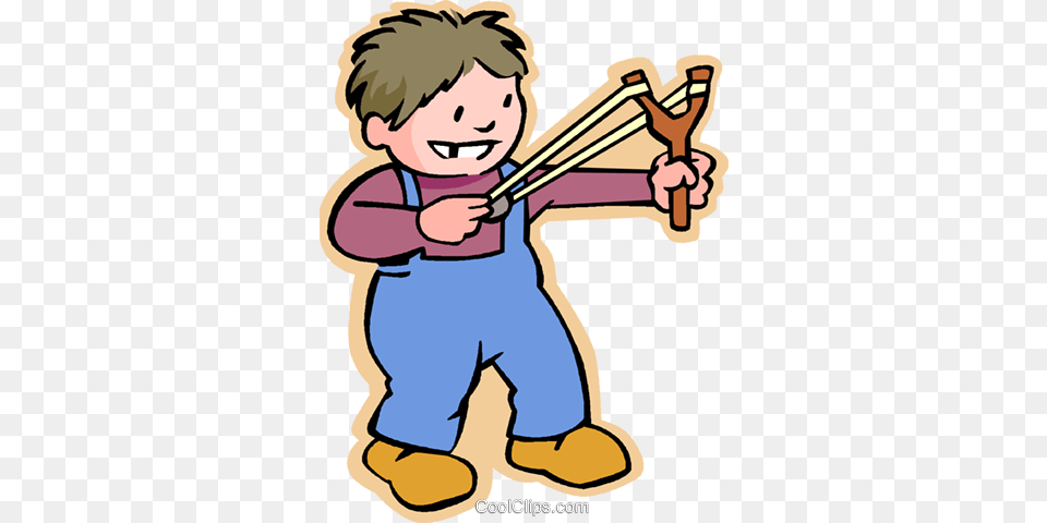 Little Boy With A Slingshot Royalty Vector Clip Art, Baby, Person, Face, Head Free Png Download