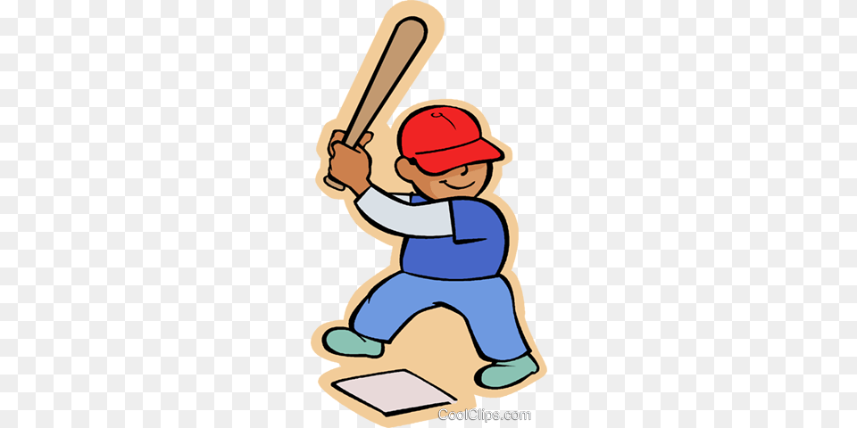 Little Boy With Baseball Bat Royalty Free Vector Clip Art, Athlete, Team, Sport, Person Png Image