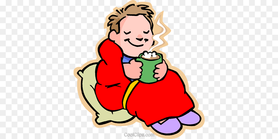 Little Boy With Hot Cup Of Chocolate Royalty Free Vector Clip Art, Baby, Person, Face, Head Png Image
