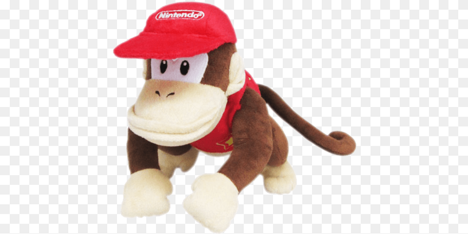 Little Buddy Mario Plush Diddy Kong 7 Inch Super Mario Diddy Kong 7quot Plush, Toy Png Image