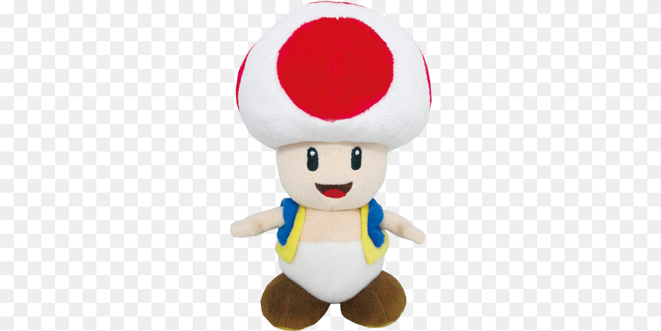 Little Buddy Mario Plush Toad 8 Inch Toad Plush Mario, Toy, Doll, Nature, Outdoors Png Image