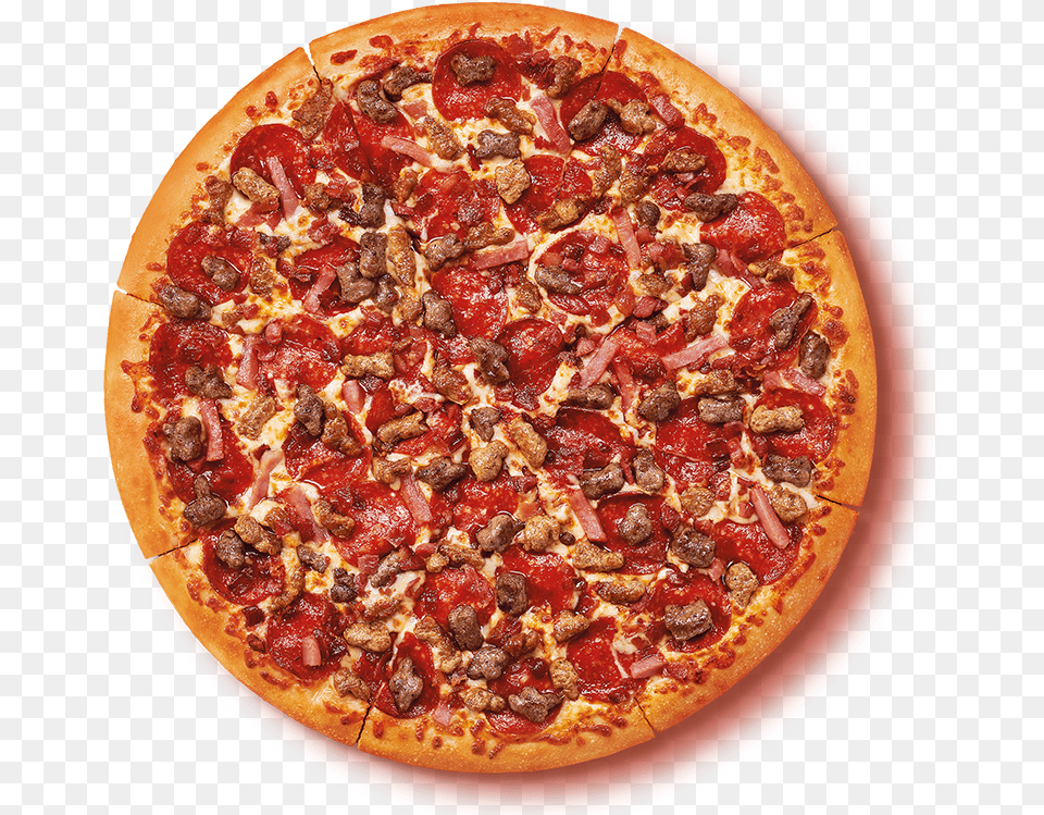 Little Caesars 5 Meat Feast, Food, Pizza Png Image