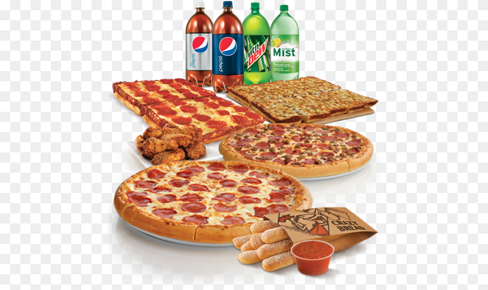 Little Caesars Pizza Little Caesars Coupons 2018, Food, Advertisement, Bottle Free Png Download