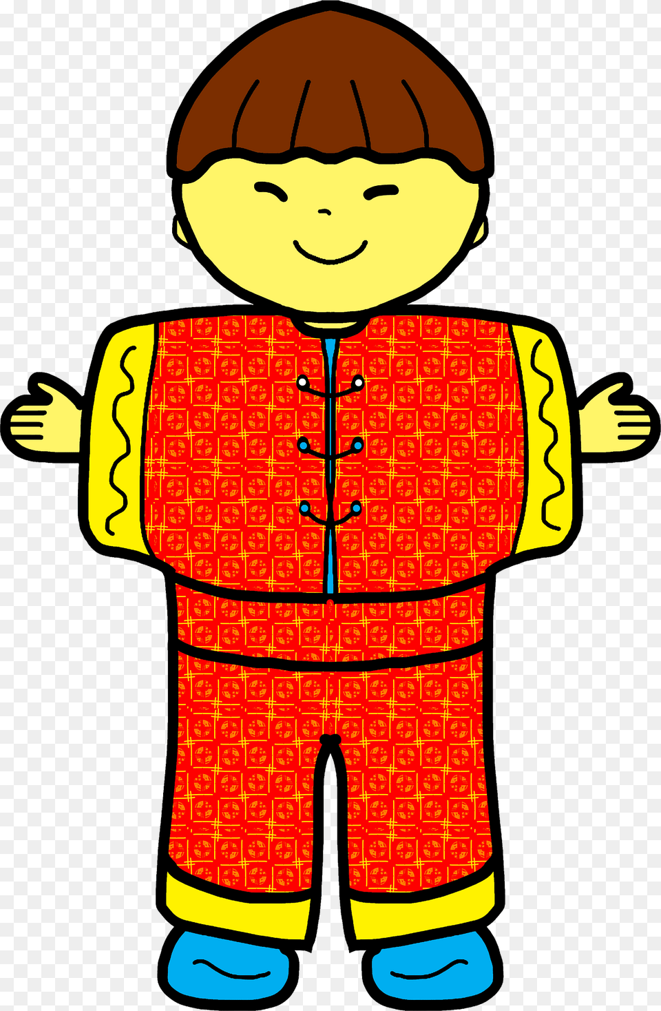 Little Chinese In Traditional Costume Clipart, Baby, Person, Face, Head Free Transparent Png