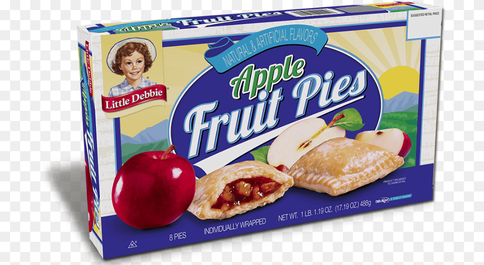 Little Debbie Apple Fruit Pie Little Debbie Fruit Pies, Produce, Plant, Meal, Lunch Free Png