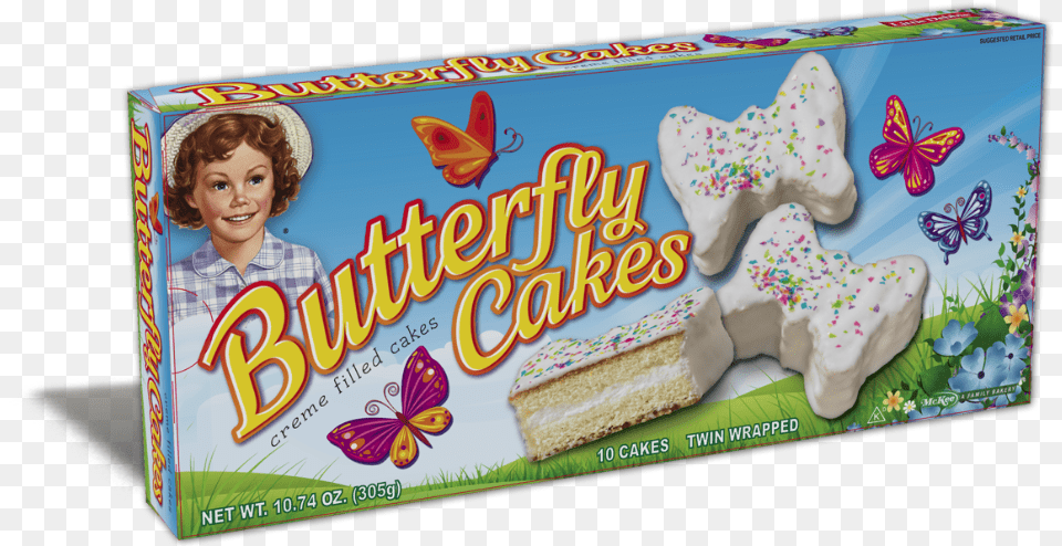 Little Debbie Butterfly Cakes Butterfly Cakes Little Debbie, Food, Cream, Dessert, Icing Free Png