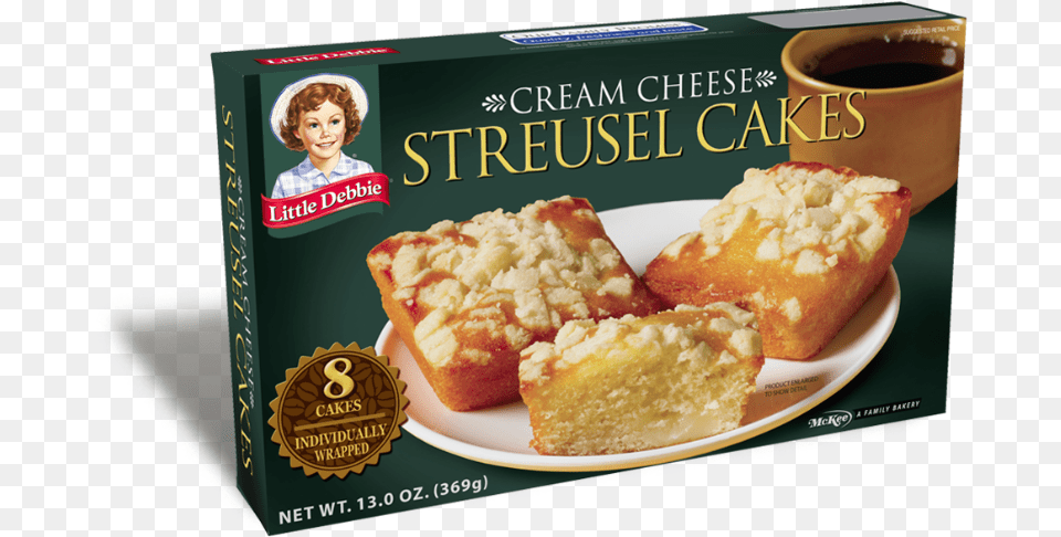 Little Debbie Cinnamon Cakes, Bread, Food, Cornbread, Person Free Png