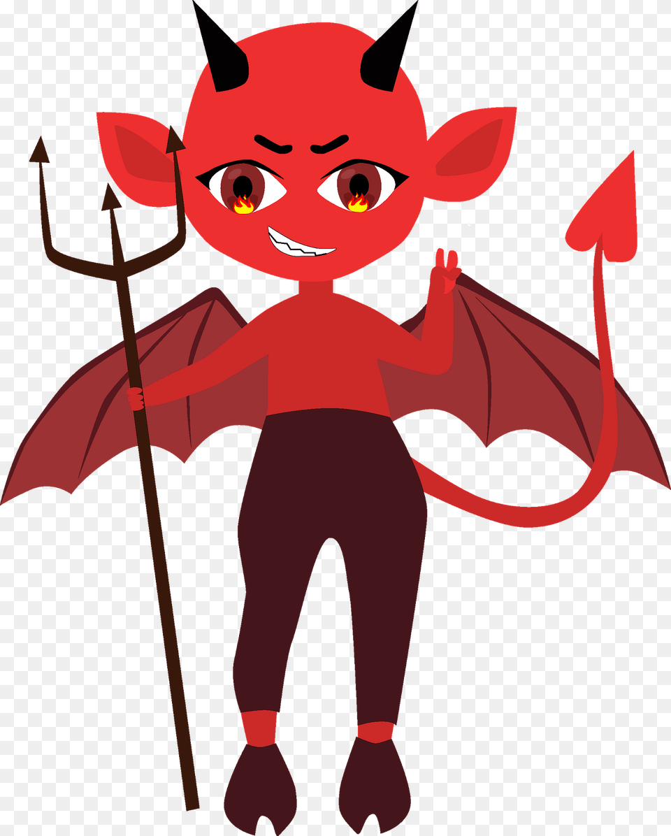 Little Devil Clipart, Baby, Person, Weapon, Face Free Transparent Png