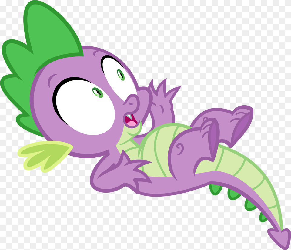 Little Dragon Clipart Miniature My Little Pony Spike Scary My Little Pony Spike, Purple Png Image