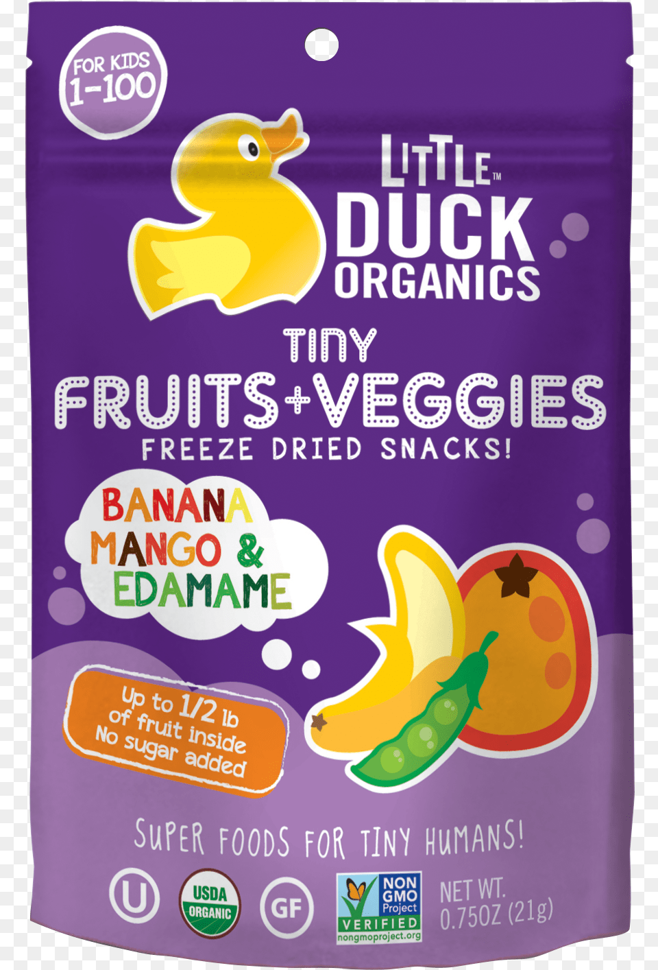 Little Duck Organics Snacks, Advertisement Png Image