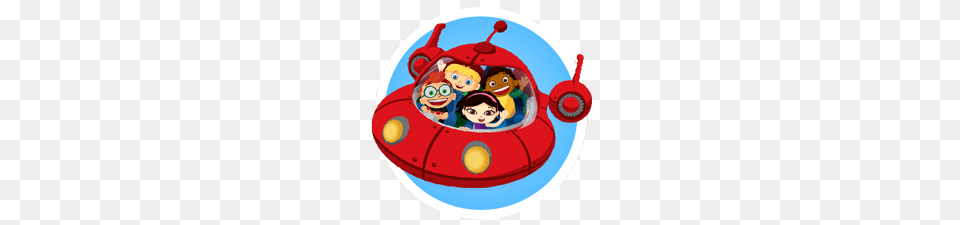 Little Einsteins In Their Ship, Birthday Cake, Cake, Cream, Dessert Free Png