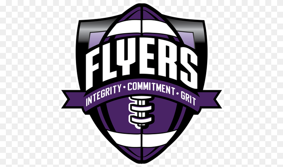 Little Falls Flyers Football Home For American Football, Logo, Badge, Symbol Free Png Download