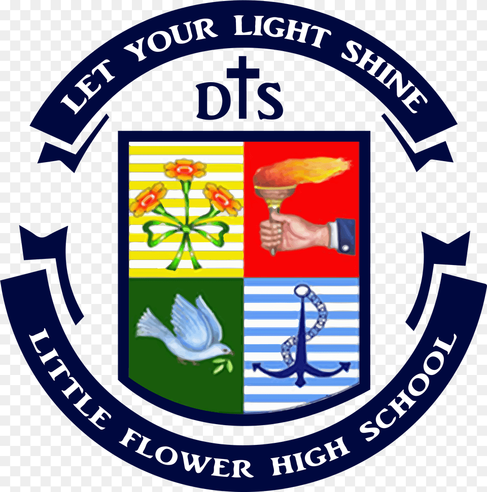 Little Flower High School Hyderabad Little Flower High School Abids Logo, Emblem, Symbol, Person, Photography Free Png Download
