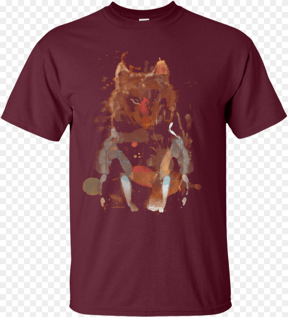 Little Foxy Watercolor T Shirt East Urban Home Frederic Levy Hadida 39watercolor, Clothing, T-shirt Free Png Download