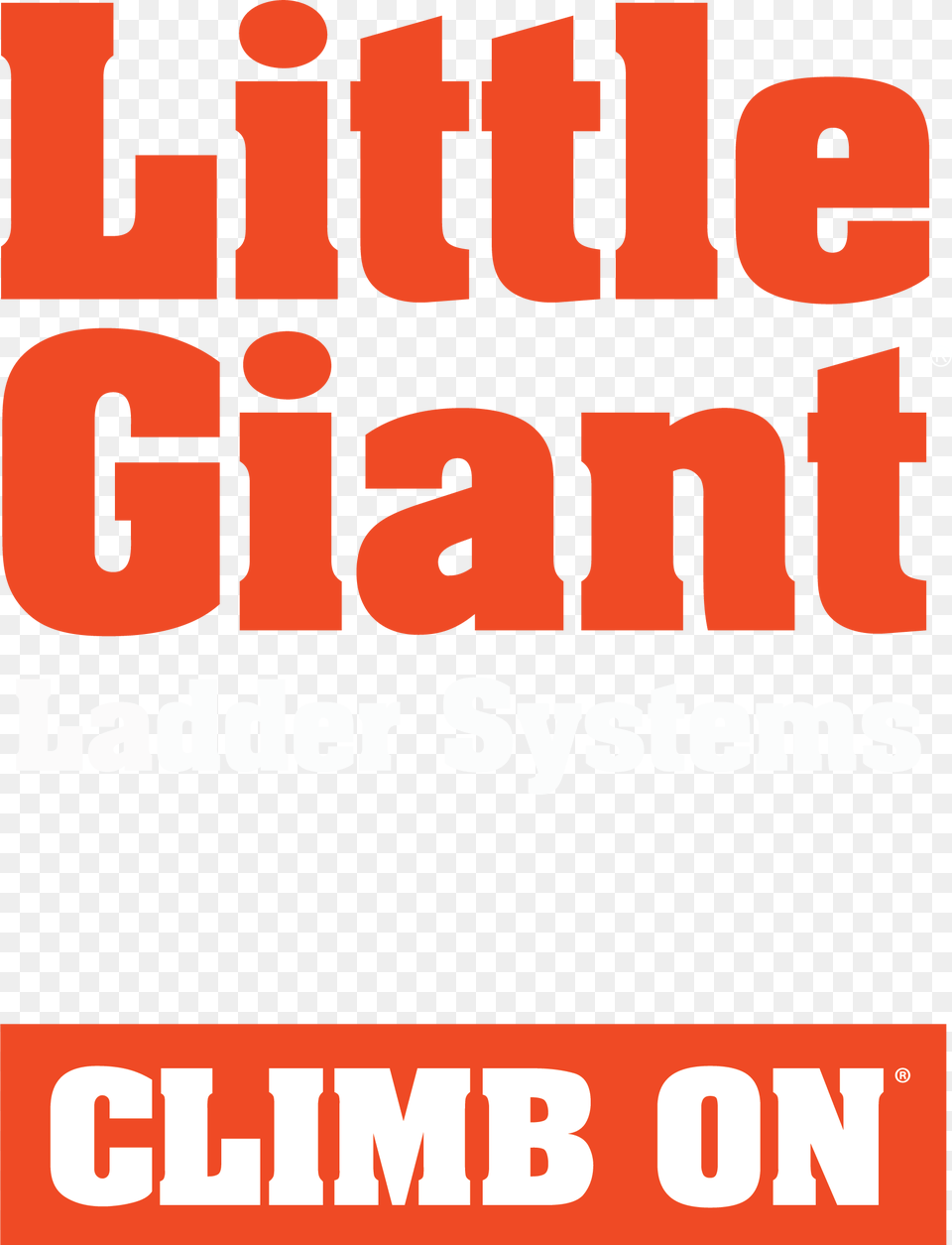 Little Giant Ladder Systems Little Giant Ladder System, Text, Advertisement, Poster Free Png