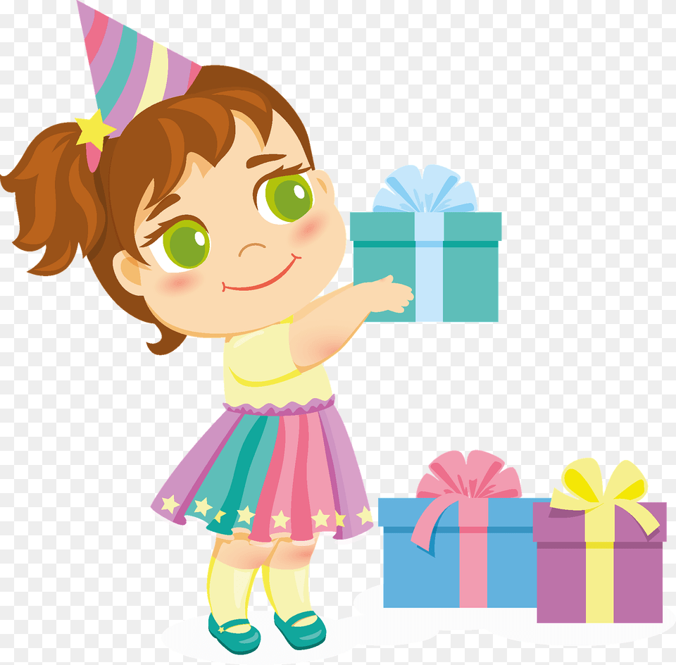 Little Girl Birthday Clipart, Baby, Person, Head, Face Free Png