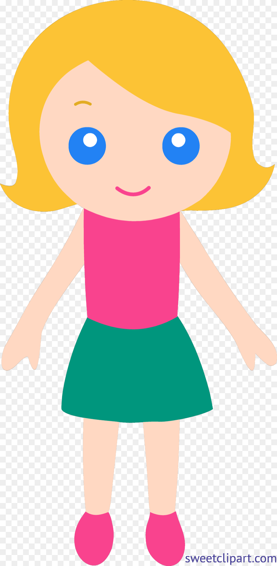 Little Girl Blonde Clip Art, Baby, Doll, Person, Toy Free Transparent Png