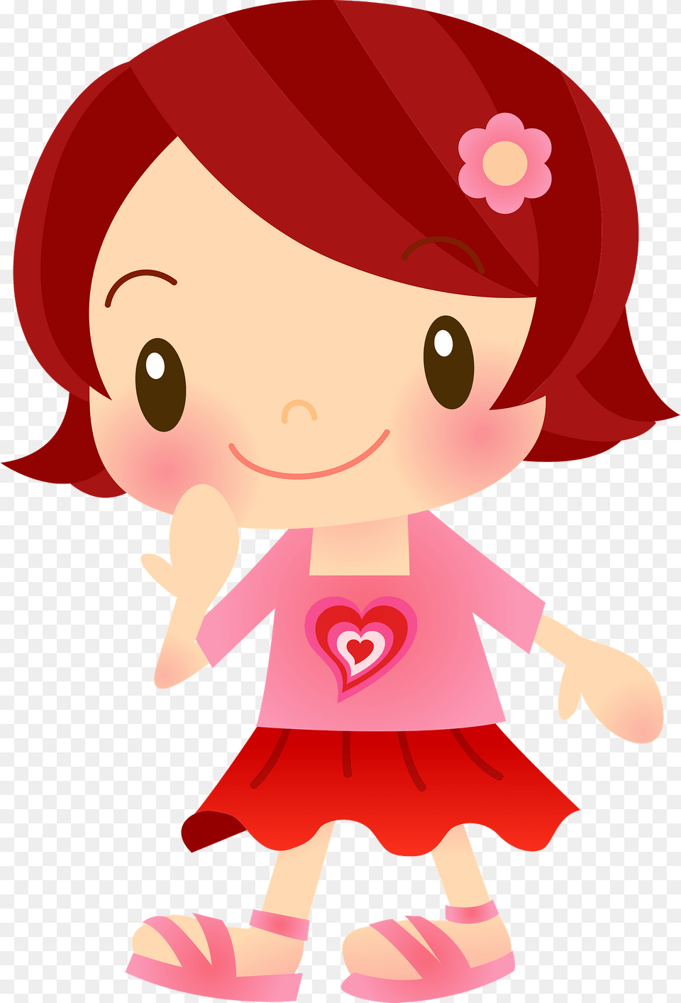 Little Girl Clipart, Doll, Toy, Baby, Person Png Image