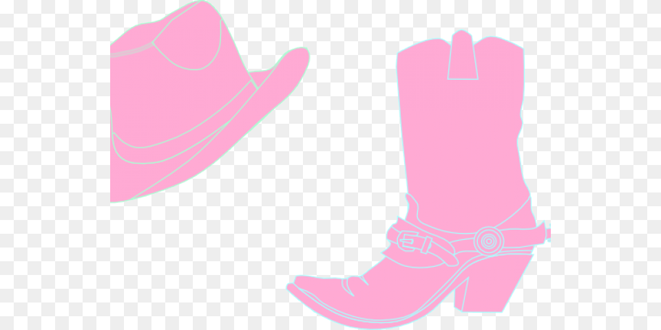 Little Girl Clipart Cowgirl Cowboy Hat, Clothing, Footwear, Shoe, Boot Png Image
