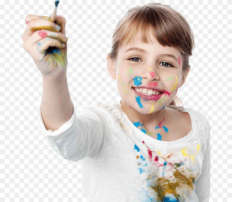Little Girl Paint, Body Part, Person, Hand, Finger Free Transparent Png