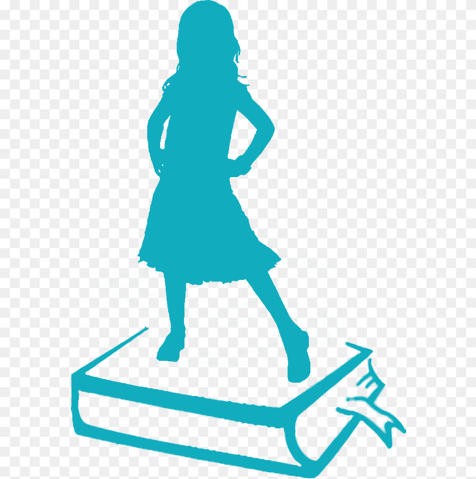 Little Girl Silhouette Illustration, Art, Leisure Activities, Person, Sport Free Png Download