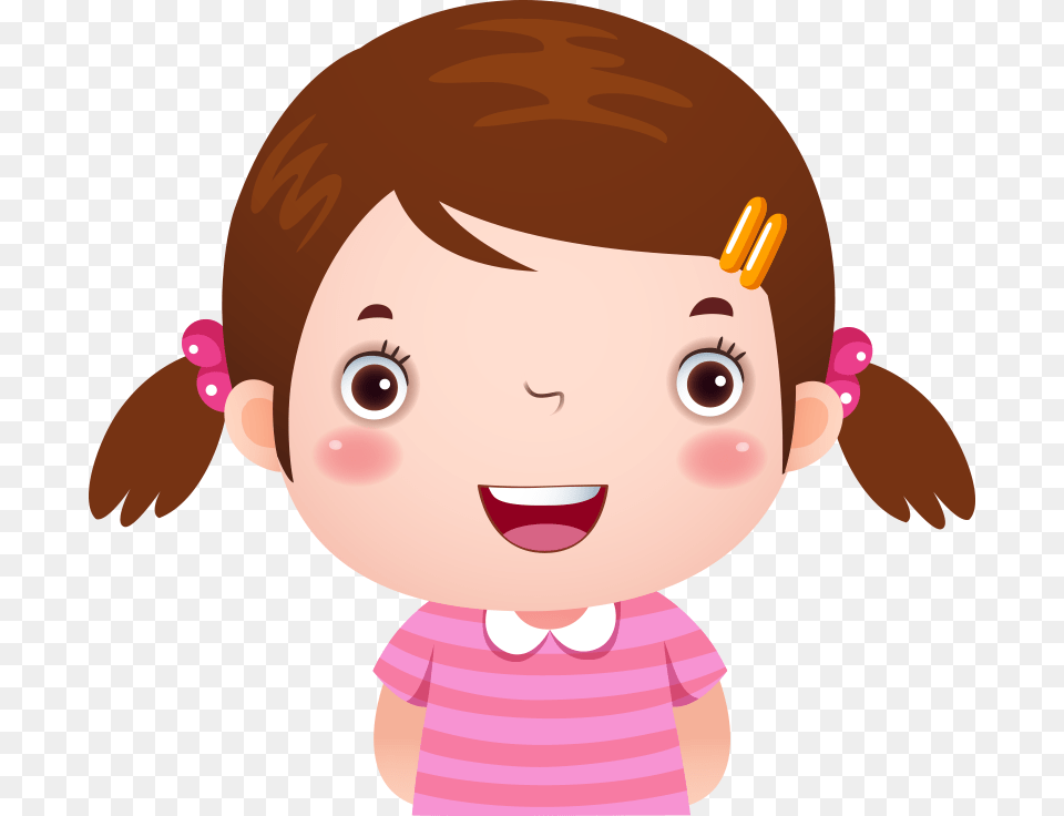 Little Girl03 Cartoon Early Child Things, Baby, Person, Doll, Toy Free Transparent Png