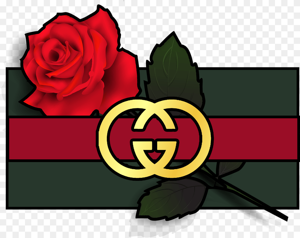 Little Gucci Logo I Made Gucci Logo With Flowers, Flower, Plant, Rose Free Transparent Png