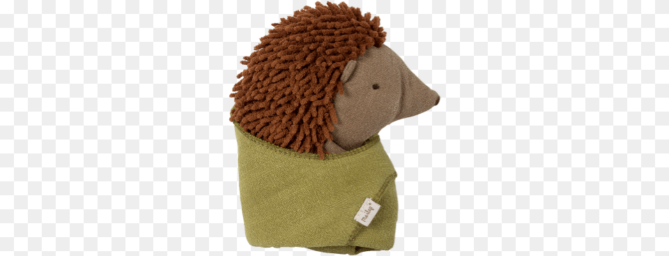 Little Hedgehog With Leaf Igel Maileg, Cap, Clothing, Hat, Bonnet Png