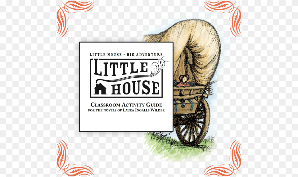 Little House On The Prairie Clipart Little House On The Prairie Words, Advertisement, Machine, Transportation, Vehicle Png Image