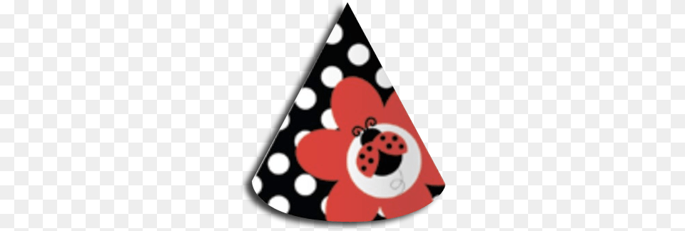Little Ladybug Party Hats Party Creations Ladybug Fancy Happy Birthday Lunch, Clothing, Hat, Party Hat, Food Free Png