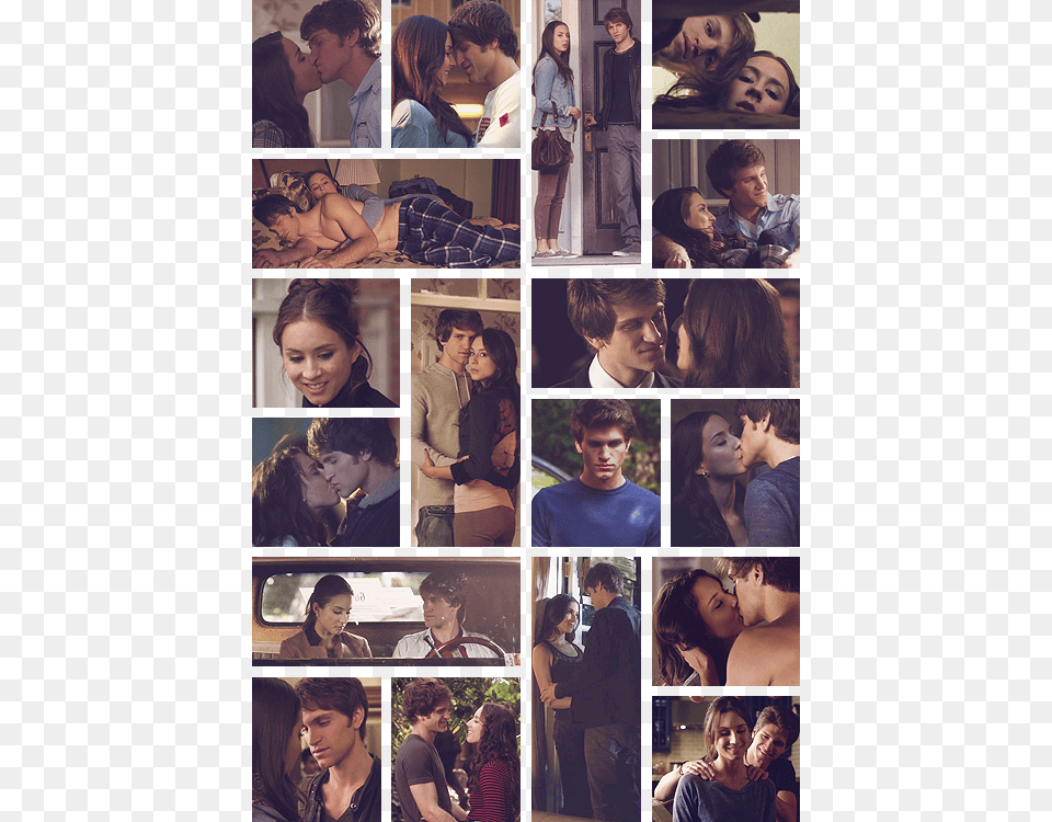 Little Liars Toby And Spencer, Collage, Art, Male, Man Free Png