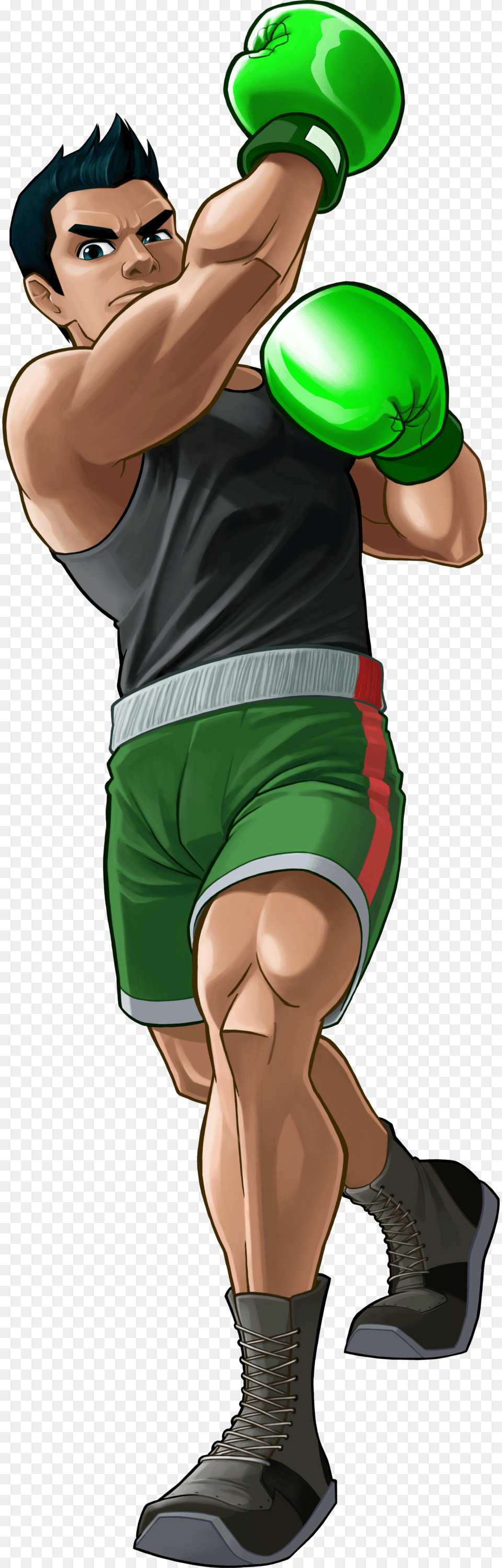 Little Mac Little Mac Render Smash, Clothing, Shorts, Adult, Male Png