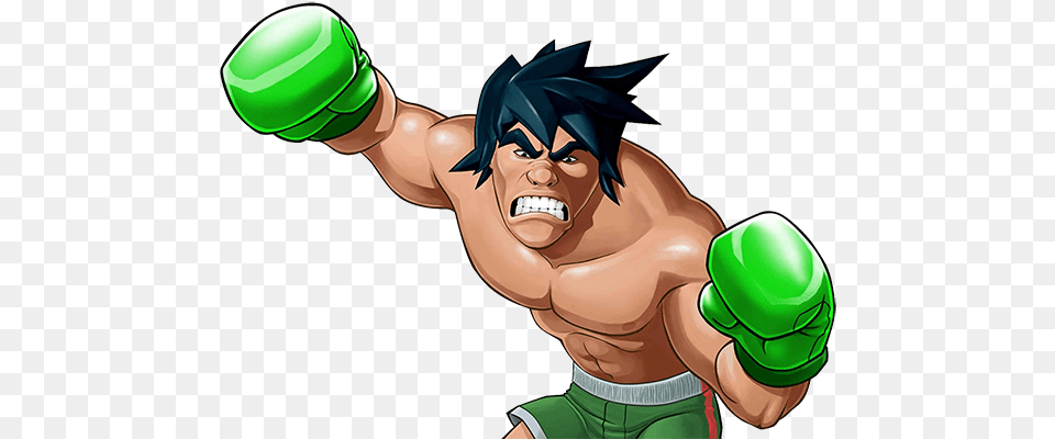 Little Mac Punch Out Giga Mac Fan Art, Person, Face, Head Free Png Download