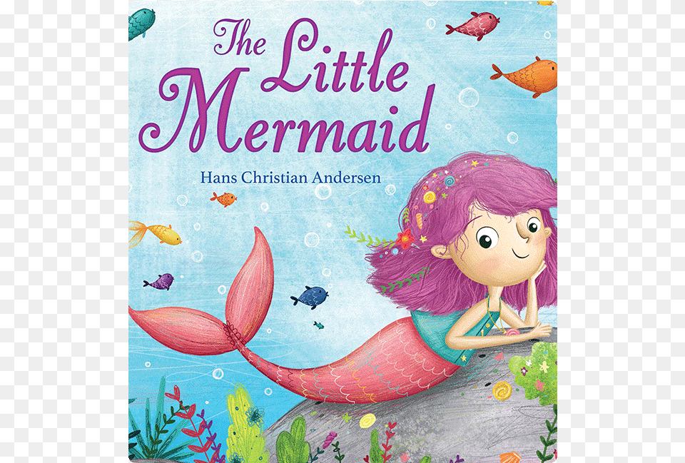 Little Mermaid Book, Envelope, Greeting Card, Mail, Publication Free Png Download