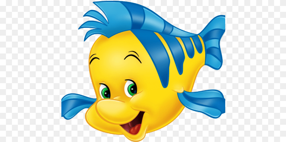 Little Mermaid Characters Flounder Little Mermaid, Animal, Sea Life, Fish, Mammal Free Png Download