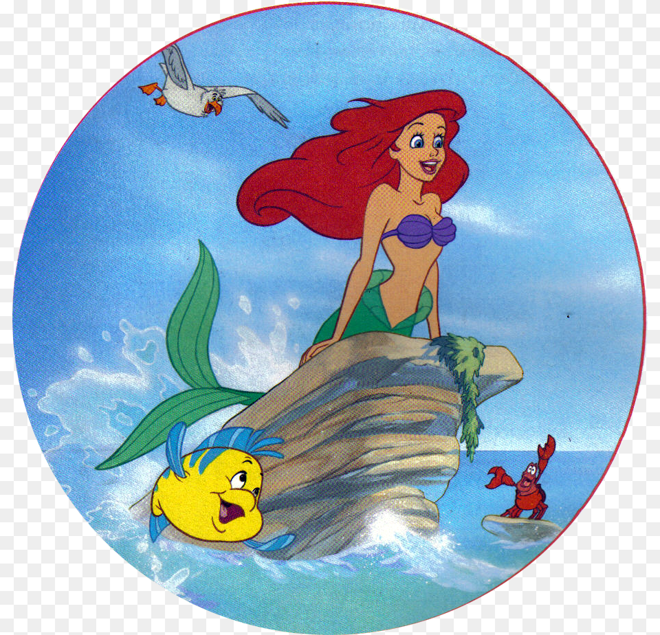 Little Mermaid Classic Storybook, Baby, Person, Face, Head Free Png