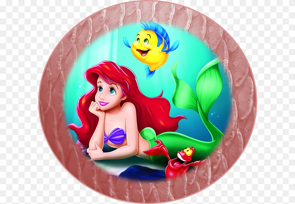 Little Mermaid Flounder Ariel, Face, Head, Person, Baby Png