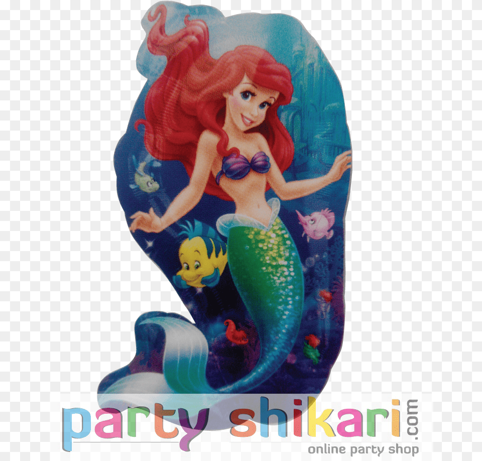 Little Mermaid Foil Balloons, Baby, Person, Face, Head Free Png