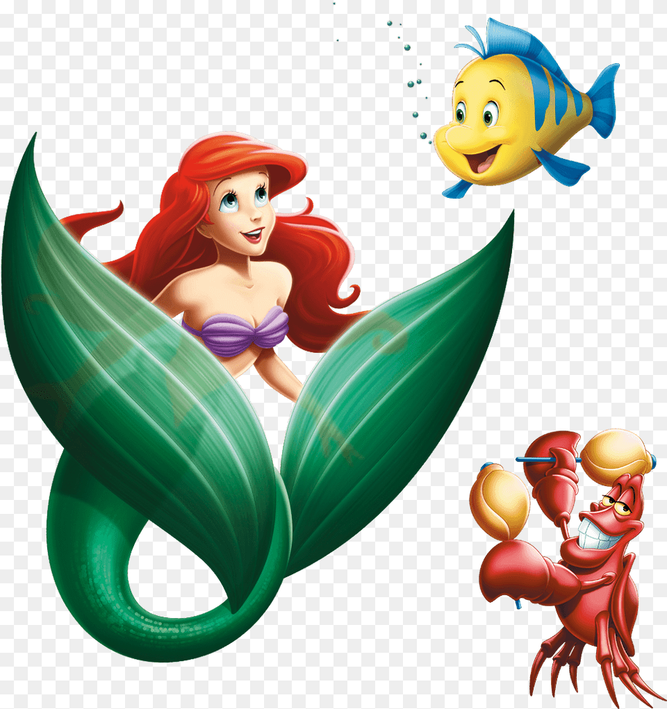Little Mermaid Gif, Fish, Animal, Sea Life, Face Free Png