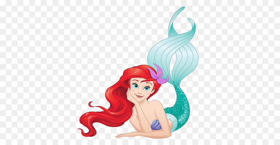 Little Mermaid Lying Down, Art, Graphics, Adult, Female Free Png Download
