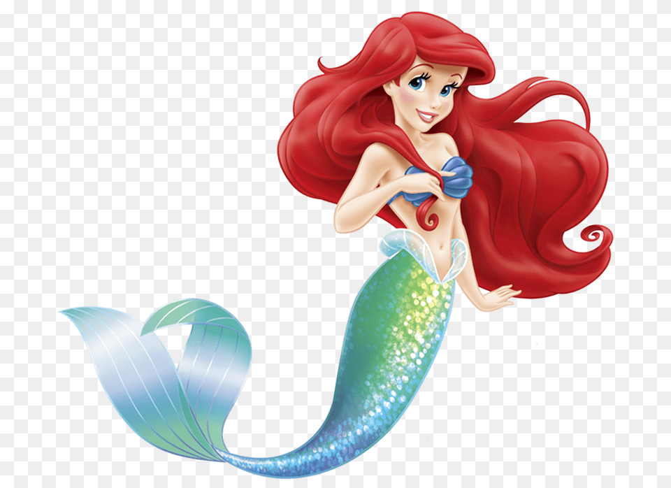 Little Mermaid Profile, Face, Head, Person, Book Png